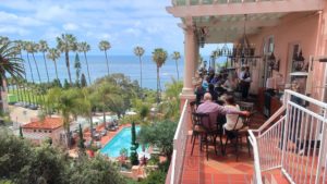 The Med is a luxurious seaside restaurant with views of the ocean. Located inside the La Valencia Hotel in La Jolla, CA.