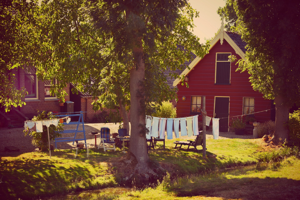 photo of a barn type house